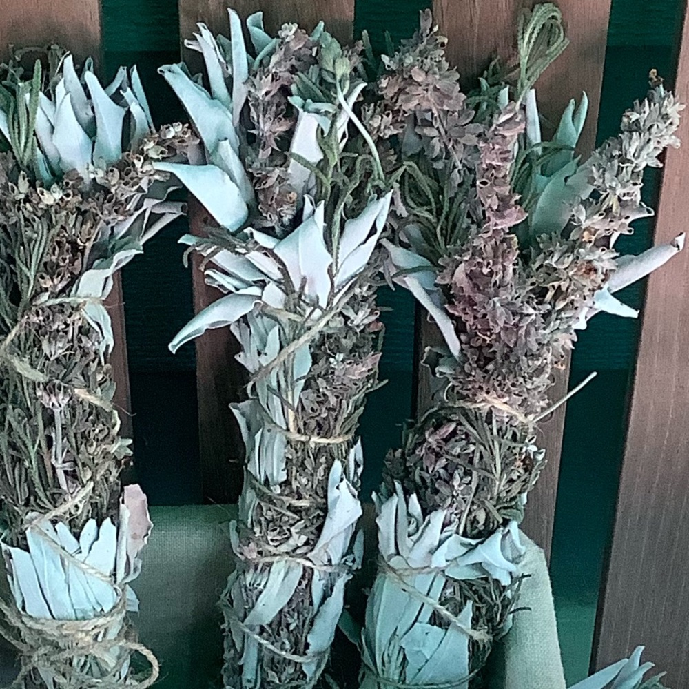 Sage w Lavender. 1 Stick. 12”x 1”. Organic. - Picture 7 of 12